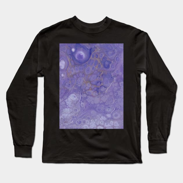 Lilac Eye Long Sleeve T-Shirt by Orphean Designs